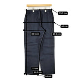 fog linen work リネン イージー テーパード パンツ ネイビー レディース フォグリネンワーク【中古】5-0905M♪