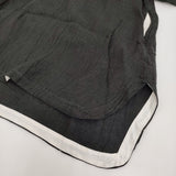 YARRA リネン Vネック 定価14800円 YR-64-004 ワンピース ブラック レディース ヤラ【中古】5-0905M♪