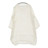 YARRA リネン Vネック 定価14800円 YR-64-004 ワンピース ホワイト レディース ヤラ【中古】5-0905M♪