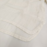 YARRA リネン Vネック 定価14800円 YR-64-004 ワンピース ホワイト レディース ヤラ【中古】5-0905M♪