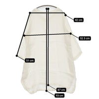 YARRA リネン Vネック 定価14800円 YR-64-004 ワンピース ホワイト レディース ヤラ【中古】5-0905M♪
