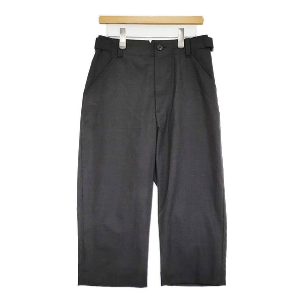 MARGARET HOWELL/FOX BROTHERS SUMMER WOOL 定価37400円 パンツ Cグレー レディース マーガレットハウエル/フォックスブラザーズ【中古】5-0731M♪