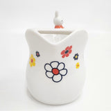 miffy ミッフィー フラワーピッチャー 花瓶 ホワイト レディース【中古】5-0915G◎