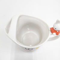 miffy ミッフィー フラワーピッチャー 花瓶 ホワイト レディース【中古】5-0915G◎