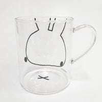 miffy ミッフィー 未使用品 フラワーナインチェマグカップ/耐熱マグ マグカップ ホワイト ピンク クリア レディース【中古】5-0915G◎