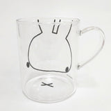 miffy ミッフィー 未使用品 フラワーナインチェマグカップ/耐熱マグ マグカップ ホワイト ピンク クリア レディース【中古】5-0915G◎