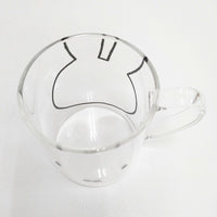 miffy ミッフィー 未使用品 フラワーナインチェマグカップ/耐熱マグ マグカップ ホワイト ピンク クリア レディース【中古】5-0915G◎