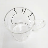 miffy ミッフィー 未使用品 フラワーナインチェマグカップ/耐熱マグ マグカップ ホワイト ピンク クリア レディース【中古】5-0915G◎