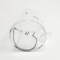 miffy ミッフィー 未使用品 フラワーナインチェマグカップ/耐熱マグ マグカップ ホワイト ピンク クリア レディース【中古】5-0915G◎