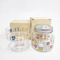 miffy ミッフィー 新品 キャンディポット/デザートグラスセット レトロポップ グラス クリア レディース【中古】5-0915G◎