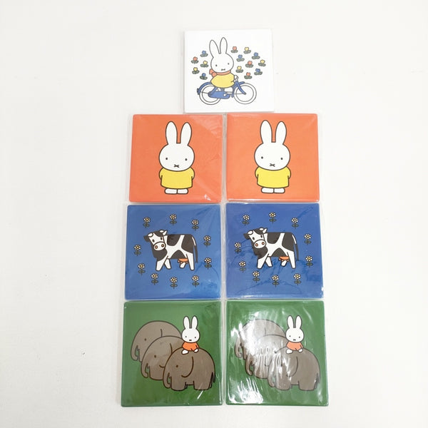 miffy ミッフィー 新品 salut（サリュ）コラボ タイル 7枚セット その他雑貨 多色 レディース【中古】5-0915G◎