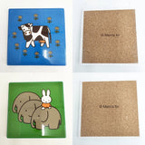miffy ミッフィー 新品 salut（サリュ）コラボ タイル 7枚セット その他雑貨 多色 レディース【中古】5-0915G◎