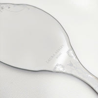 Laura Ashley 新品 手鏡 ミラー ミラー ブラック ホワイト レディース ローラアシュレイ【中古】5-0915G◎