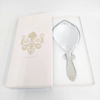 Laura Ashley 新品 手鏡 ミラー ミラー ブラック ホワイト レディース ローラアシュレイ【中古】5-0915G◎