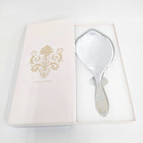 Laura Ashley 新品 手鏡 ミラー ミラー ブラック ホワイト レディース ローラアシュレイ【中古】5-0915G◎