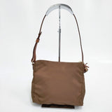 Felisi 19/65/DS ミニショルダーバッグ ナイロン 定価47300円 ショルダーバッグ ブラウン メンズ フェリージ【中古】6-0204G∞