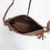 Felisi 19/65/DS ミニショルダーバッグ ナイロン 定価47300円 ショルダーバッグ ブラウン メンズ フェリージ【中古】6-0204G∞