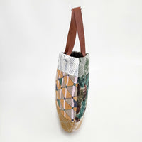 mina perhonen 24AW ノベルティBAG 刺繍 パッチワーク トートバッグ 多色 レディース ミナペルホネン【中古】5-0802G◎