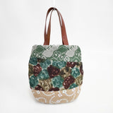mina perhonen 24AW ノベルティBAG 刺繍 パッチワーク トートバッグ 多色 レディース ミナペルホネン【中古】5-0802G◎