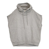 AP STUDIO sleeveless hoodie 定価19800円 ノースリーブ パーカー 23SS グレー レディース エーピーストゥディオ【中古】5-1105M∞