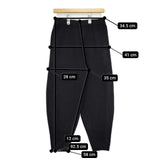 JOURNAL STANDARD SuperFineMerinoコクーンパンツ 定価15400円 ニットパンツ パンツ ブラック レディース ジャーナルスタンダード【中古】5-1022T∞