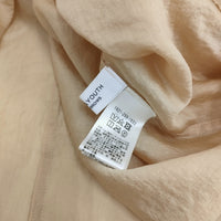 BEAUTY&YOUTH UNITED ARROWS ローンフリルネックブラウス 定価14300円 ベージュ レディース ビューティアンドユース【中古】5-0819M♪