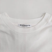 BEAUTY&YOUTH UNITED ARROWS コットンフライスショルダータックプルオーバー カットソー 25SS 白 レディース ビューティ&ユース【中古】5-0731S♪