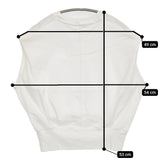 BEAUTY&YOUTH UNITED ARROWS コットンフライスショルダータックプルオーバー カットソー 25SS 白 レディース ビューティ&ユース【中古】5-0731S♪