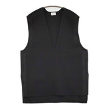 green label relaxing DEEP Vネックニットベスト プルオーバー ベスト ブラック レディース グリーンレーベルリラクシング【中古】5-0819M♪