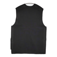 green label relaxing DEEP Vネックニットベスト プルオーバー ベスト ブラック レディース グリーンレーベルリラクシング【中古】5-0819M♪