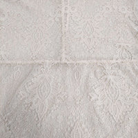 green label relaxing 総レース インナー付き フレンチスリーブ ワンピース ホワイト レディース グリーンレーベルリラクシング【中古】5-0809S♪
