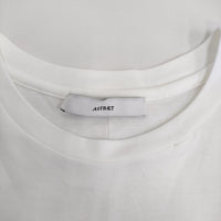 ASTRAET フリルスリーブ 定価19800円 5417-271-0175 半袖Ｔシャツ カットソー ホワイト レディース アストラット【中古】5-0809S♪