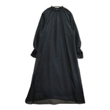 EMMEL REFINES コットン　ギャザードレス ワンピース ブラック レディース エメルリファインズ【中古】5-1105M∞