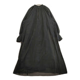 EMMEL REFINES コットン　ギャザードレス ワンピース ブラック レディース エメルリファインズ【中古】5-1105M∞