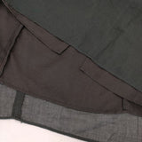 EMMEL REFINES コットン　ギャザードレス ワンピース ブラック レディース エメルリファインズ【中古】5-1105M∞