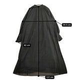 EMMEL REFINES コットン　ギャザードレス ワンピース ブラック レディース エメルリファインズ【中古】5-1105M∞