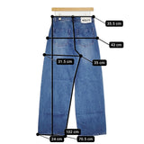CITEN エッセンシャルストレートデニム サイズL デニムパンツ 25SS ブルー レディース シテン【中古】5-0731G♪