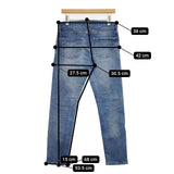 green label relaxing UNITED ARROWS スキニー ストレッチ デニムパンツ ライトブルー レディース グリーンレーベルリラクシング【中古】5-1105G∞