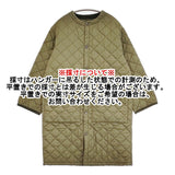 Barbour QUILTED NO COLLAR COAT 2002273 サイズ10 キルティング ノーカラー コート カーキ レディース バブアー【中古】5-1103T♪