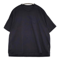 ゴーシュ オーガニックスビン天竺 ワイドTシャツ G241-T047 半袖Ｔシャツ カットソー 24SS ネイビー レディース ゴーシュ【中古】5-0731S♪