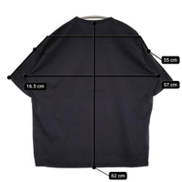 ゴーシュ オーガニックスビン天竺 ワイドTシャツ G241-T047 半袖Ｔシャツ カットソー 24SS ネイビー レディース ゴーシュ【中古】5-0731S♪
