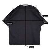 ゴーシュ オーガニックスビン天竺 ワイドTシャツ G241-T047 半袖Ｔシャツ カットソー 24SS ネイビー レディース ゴーシュ【中古】5-0731S♪