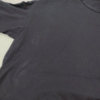 ゴーシュ オーガニックスビン天竺 ワイドTシャツ G241-T047 半袖Ｔシャツ カットソー 24SS ネイビー レディース ゴーシュ【中古】5-0731S♪