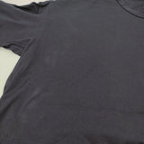 ゴーシュ オーガニックスビン天竺 ワイドTシャツ G241-T047 半袖Ｔシャツ カットソー 24SS ネイビー レディース ゴーシュ【中古】5-0731S♪