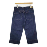 MARGARET HOWELL/EDWIN クロップドジーンズ 38×20 デニムパンツ ネイビー レディース マーガレットハウエル/エドウィン【中古】5-1103G∞