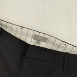 MARGARET HOWELL MHW0761 0368997 サマーウール スラックス ワイド パンツ ブラック レディース マーガレットハウエル【中古】5-1103G∞