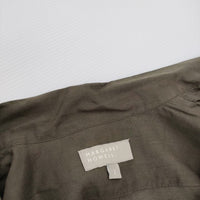 MARGARET HOWELL コットンシルク フリル 578-152209 サイズ1 ブラウス シャツ カーキ レディース マーガレットハウエル【中古】5-0809S♪
