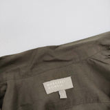 MARGARET HOWELL コットンシルク フリル 578-152209 サイズ1 ブラウス シャツ カーキ レディース マーガレットハウエル【中古】5-0809S♪