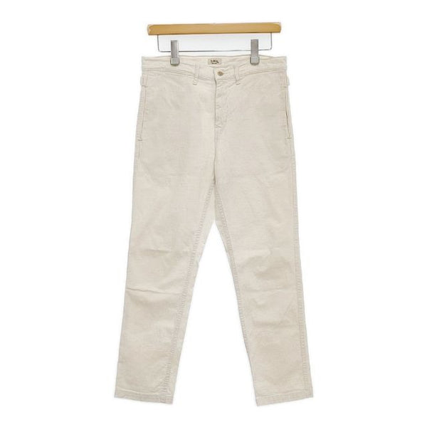 DMG 13-7670 コットンリネン パンツ キナリ ベージュ レディース ディーエムジー/ドミンゴ【中古】5-1103G∞