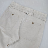 DMG 13-7670 コットンリネン パンツ キナリ ベージュ レディース ディーエムジー/ドミンゴ【中古】5-1103G∞